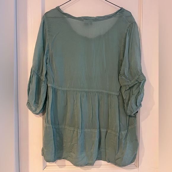 Tianello Tia Georgette Shelby Blouse Womens Size Small - Picture 8 of 8